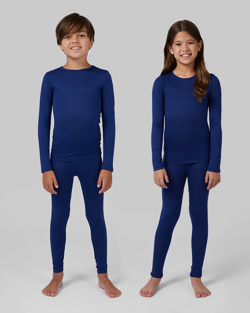 UNISEX KIDS' 2PC BASELAYER TOP & BOTTOM SET