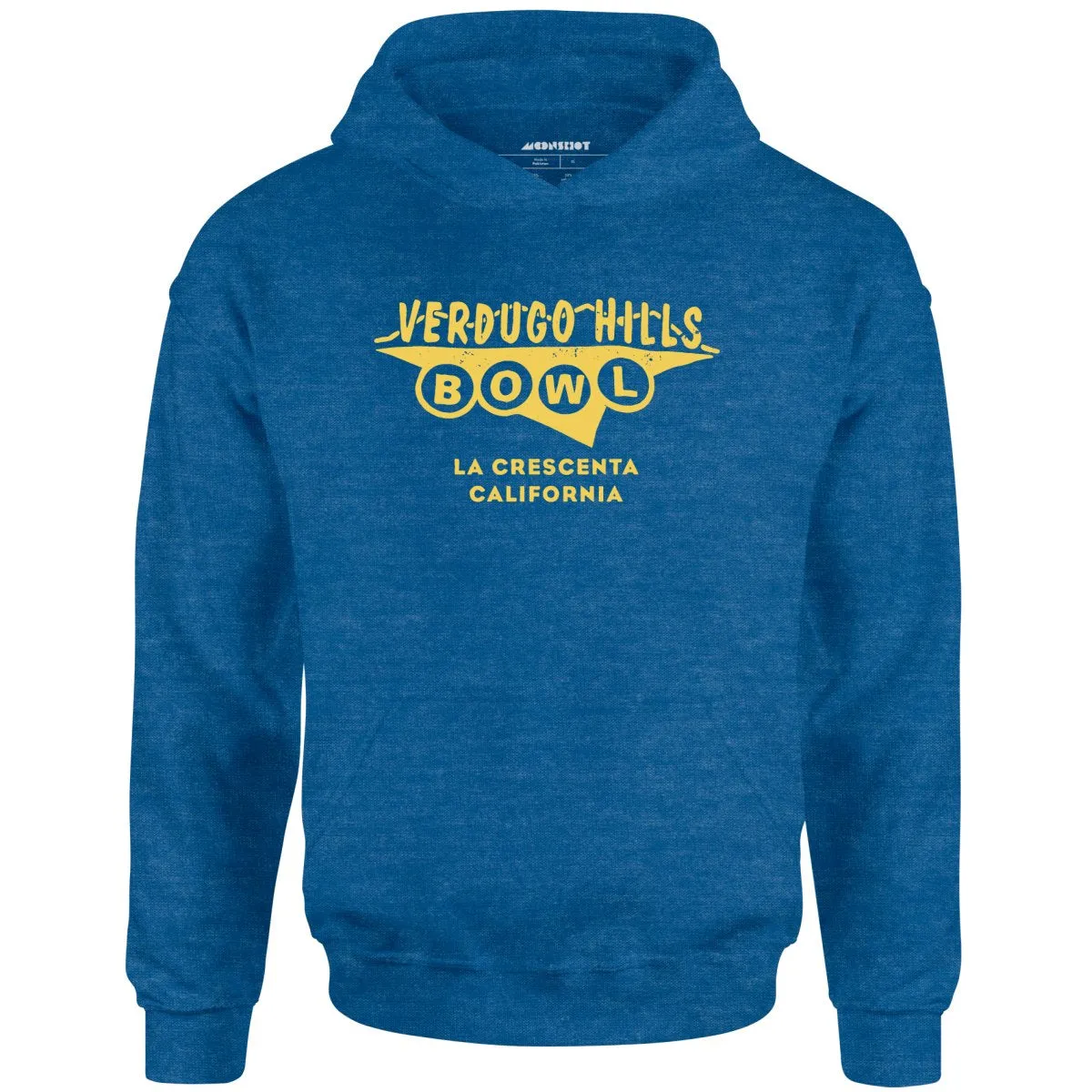 Verdugo Hills - La Crescenta, CA - Vintage Bowling Alley - Unisex Hoodie