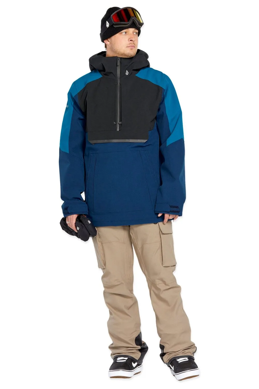 Volcom Brighton Pullover Snow Jacket Navy