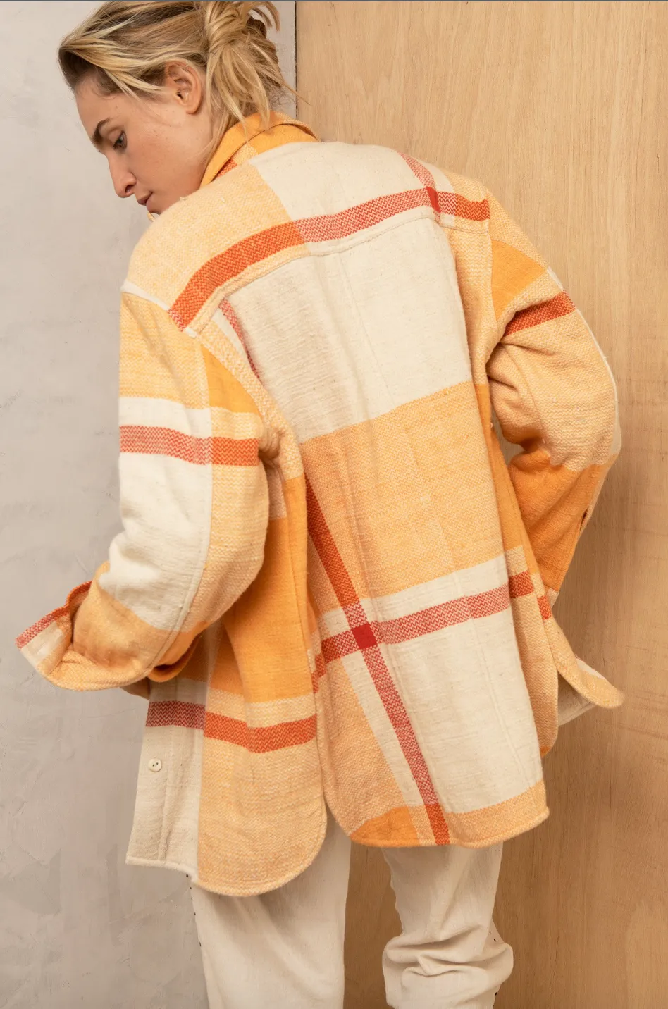 Walker Shirt Jacket, Apricot