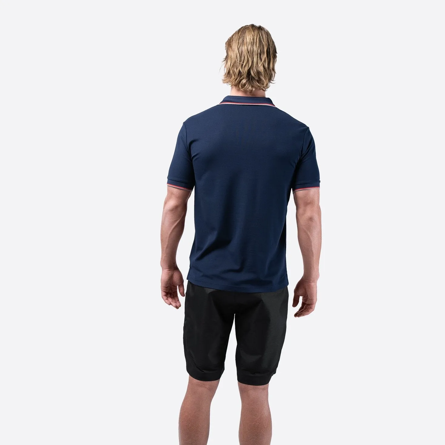 Zhik Tech Polo Short Sleeve Navy Men's